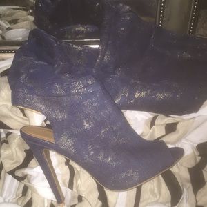 Jean and Gold Thigh boots